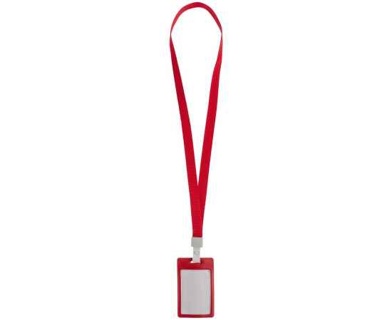 Карман для пропуска с лентой Staff, красный, Цвет: красный, Размер: карман для бейджа: 10, изображение 3