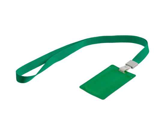 Карман для пропуска с лентой Staff, зеленый, Цвет: зеленый, Размер: карман для бейджа: 10, изображение 2