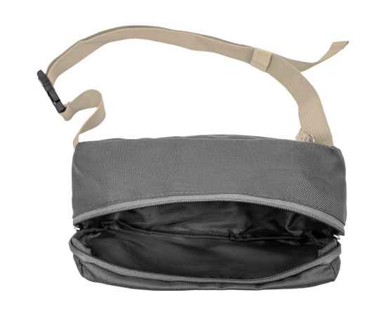 Поясная сумка Sensa, серая с бежевым, Цвет: серый, бежевый, изображение 5