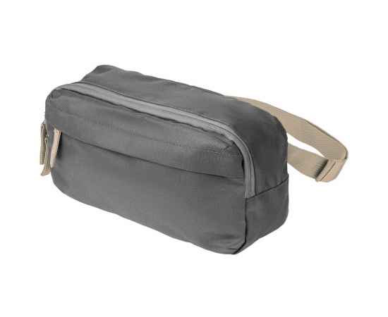 Поясная сумка Sensa, серая с бежевым, Цвет: серый, бежевый, изображение 2