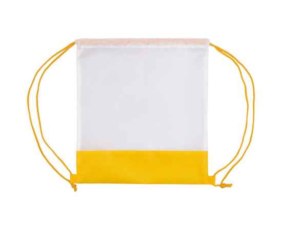 Рюкзак детский Classna, белый с желтым, Цвет: белый, желтый, Размер: 32х35 см, изображение 3