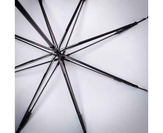 Зонт-трость Wind, серебристый, Цвет: серебристый, изображение 4
