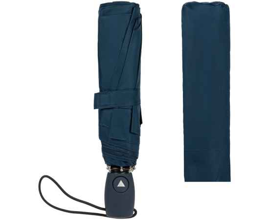 Зонт складной Comfort, синий, Цвет: синий, изображение 3