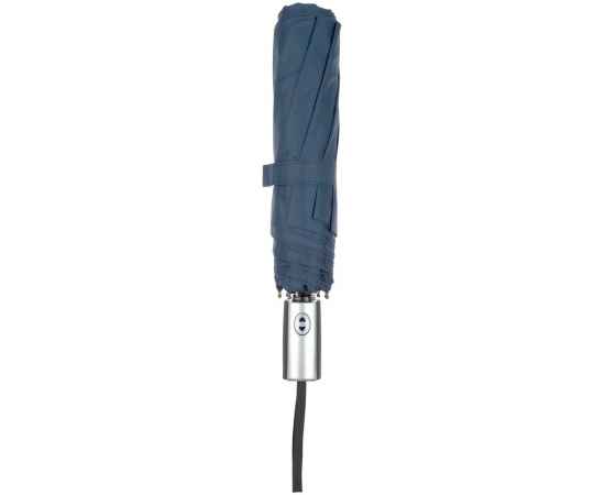 Зонт складной Fiber, темно-синий, Цвет: синий, темно-синий, изображение 3