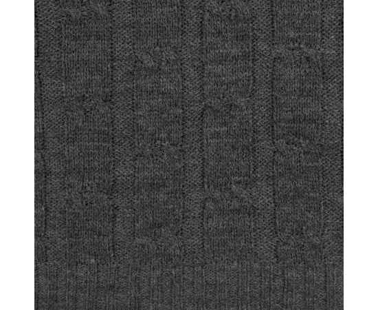 Плед Trenza, темно-серый, изображение 3