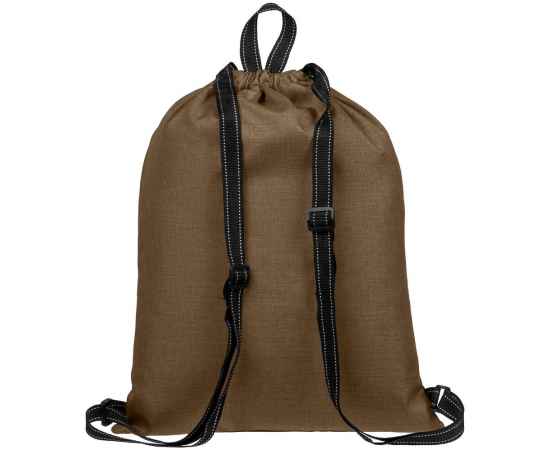 Рюкзак-мешок Melango, коричневый, Цвет: коричневый, изображение 2