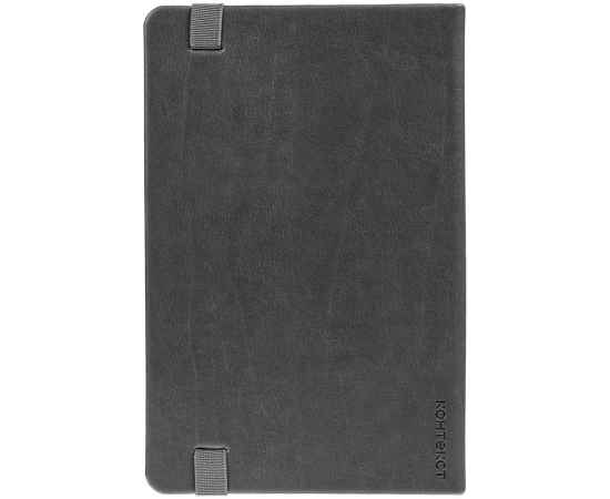 Ежедневник Replica Mini, недатированный, темно-серый, Цвет: серый, Размер: 10,5х16х1,4 см, изображение 3