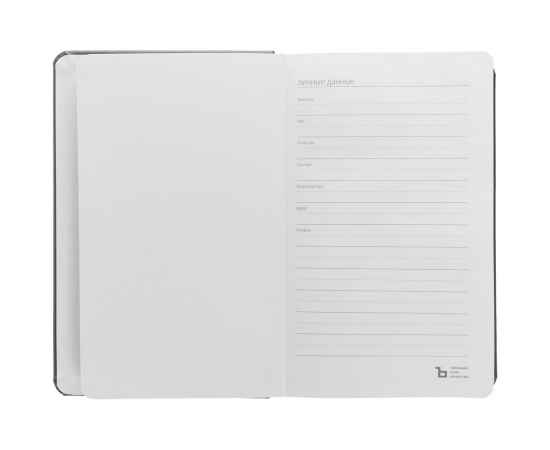 Ежедневник Replica Mini, недатированный, темно-серый, Цвет: серый, Размер: 10,5х16х1,4 см, изображение 4