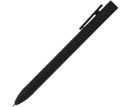 Ручка шариковая Swiper SQ Soft Touch, черная, Цвет: черный, изображение 3