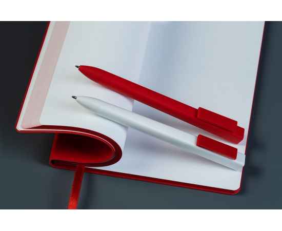 Ручка шариковая Swiper SQ, белая с красным, Цвет: белый, красный, изображение 6
