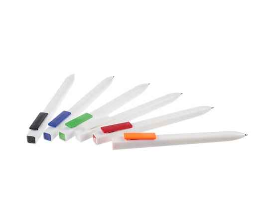 Ручка шариковая Swiper SQ, белая с оранжевым, Цвет: белый, оранжевый, изображение 5