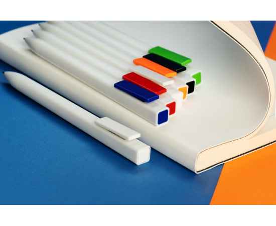 Ручка шариковая Swiper SQ, белая с зеленым, Цвет: белый, зеленый, изображение 7