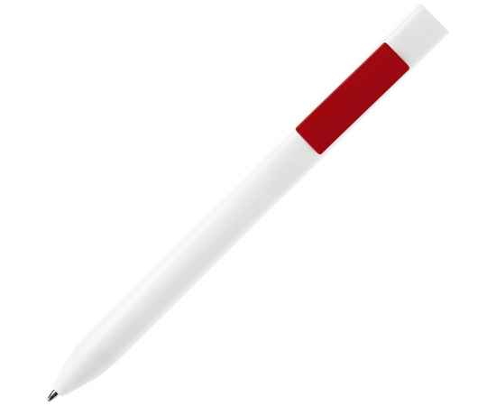 Ручка шариковая Swiper SQ, белая с красным, Цвет: белый, красный, изображение 2
