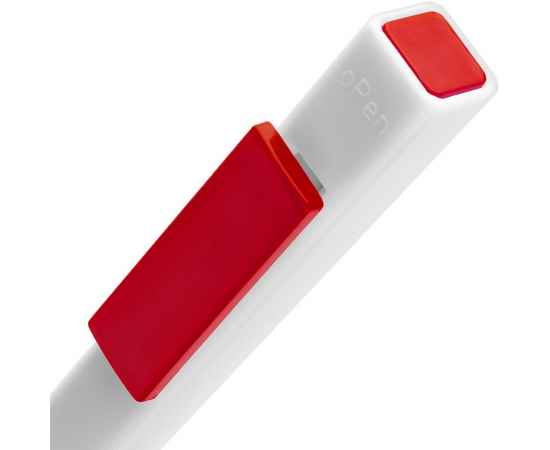 Ручка шариковая Swiper SQ, белая с красным, Цвет: белый, красный, изображение 4