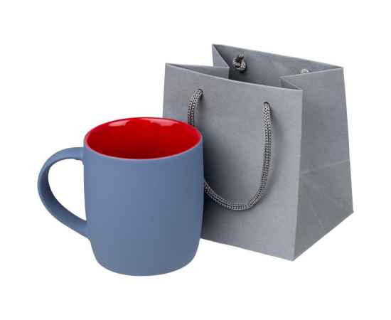 Пакет бумажный под кружку Cupfull, серый, Цвет: серый, Размер: 12х10х13 см, изображение 3