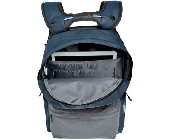 Рюкзак Photon с водоотталкивающим покрытием, голубой с серым, Цвет: голубой, серый, Размер: 28х22х41 см, изображение 4