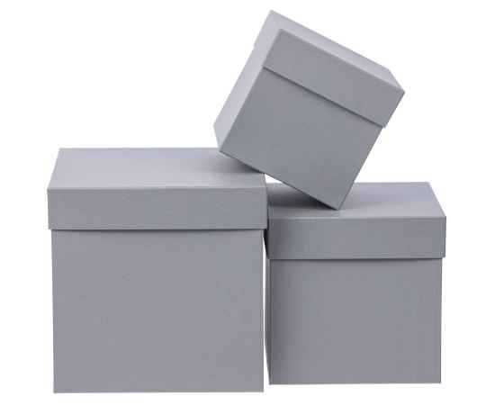 Коробка Cube, S, серая, Цвет: серый, изображение 4