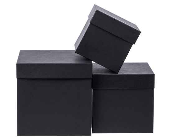 Коробка Cube, M, черная, Цвет: черный, изображение 4