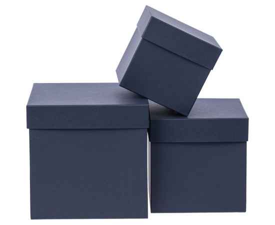 Коробка Cube, L, синяя, Цвет: синий, изображение 4
