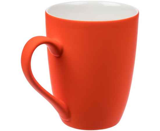 Кружка Good Morning с покрытием софт-тач, оранжевая, Цвет: оранжевый, Объем: 300, изображение 2