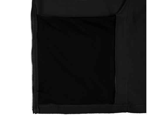 Куртка флисовая унисекс Manakin, черная, размер ХS/S, Цвет: черный, Размер: XS/S, изображение 4