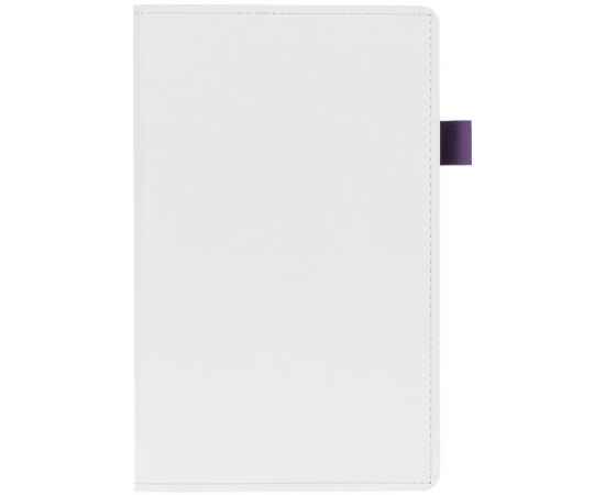 Ежедневник White Shall, недатированный, белый с фиолетовым, Цвет: белый, фиолетовый, изображение 2