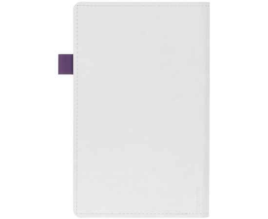 Ежедневник White Shall, недатированный, белый с фиолетовым, Цвет: белый, фиолетовый, изображение 3