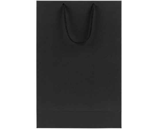 Пакет бумажный Porta M, черный, Цвет: черный, Размер: 23х35х10 см, изображение 2