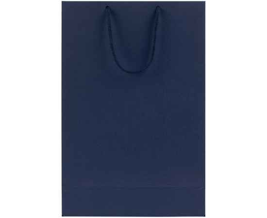 Пакет бумажный Porta M, темно-синий, Цвет: темно-синий, Размер: 23х35х10 см, изображение 2