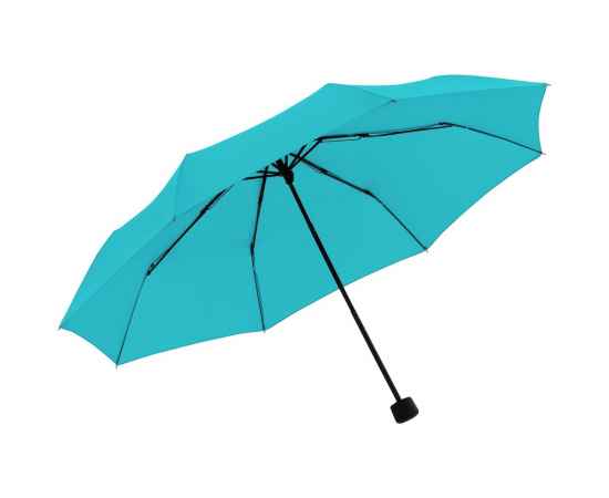 Зонт складной Trend Mini, бирюзовый, Цвет: синий, изображение 2