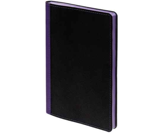 Ежедневник Nice Twice, недатированный, черный с фиолетовым, Цвет: черный, фиолетовый, изображение 2