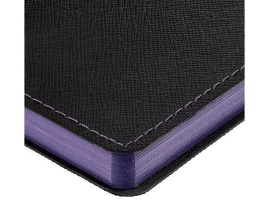 Ежедневник Nice Twice, недатированный, черный с фиолетовым, Цвет: черный, фиолетовый, изображение 6