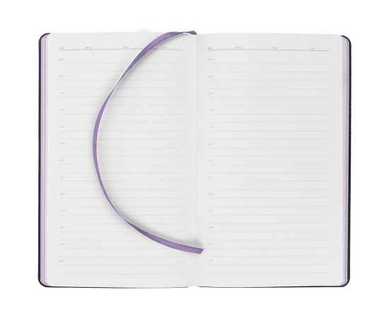 Ежедневник Nice Twice, недатированный, черный с фиолетовым, Цвет: черный, фиолетовый, изображение 7