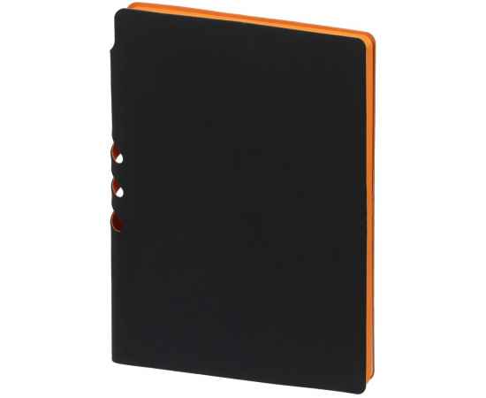 Ежедневник Flexpen Black, недатированный, черный со светло-оранжевым, Цвет: черный, оранжевый, Размер: 15,6х20,8х1,3 см, изображение 6