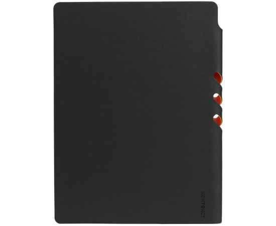 Ежедневник Flexpen Black, недатированный, черный со светло-оранжевым, Цвет: черный, оранжевый, Размер: 15,6х20,8х1,3 см, изображение 5