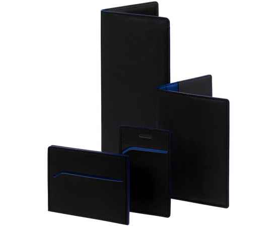 Картхолдер Multimo, черный с синим, Цвет: черный, синий, изображение 5