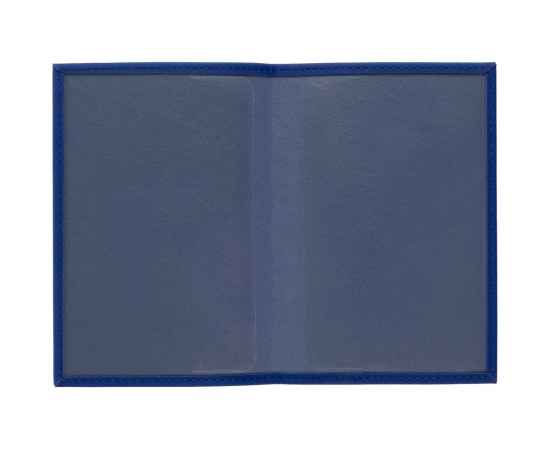 Обложка для паспорта Shall, синяя, Цвет: синий, изображение 3