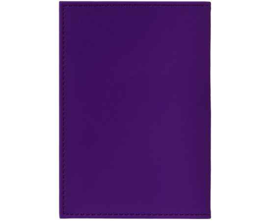 Обложка для паспорта Shall, фиолетовая, Цвет: фиолетовый, изображение 2