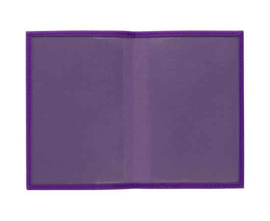 Обложка для паспорта Shall, фиолетовая, Цвет: фиолетовый, изображение 3
