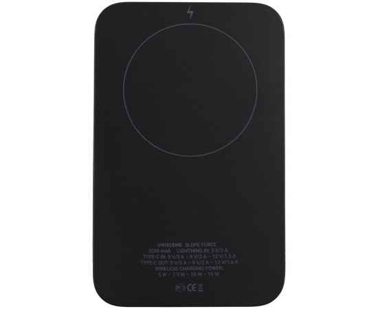 Магнитный беспроводной аккумулятор Slope Force 5000 мАч, черный, Цвет: черный, изображение 5