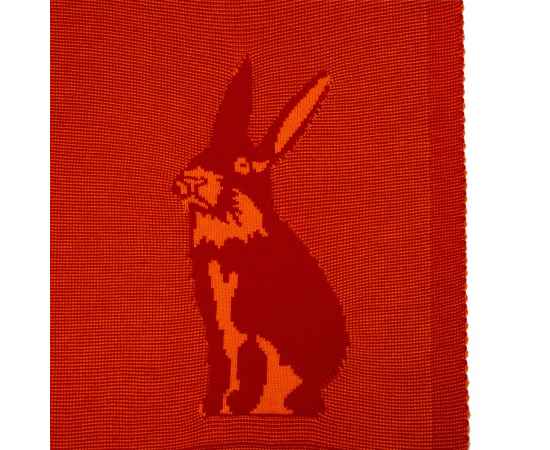 Плед Stereo Bunny, красный, Цвет: красный, изображение 4