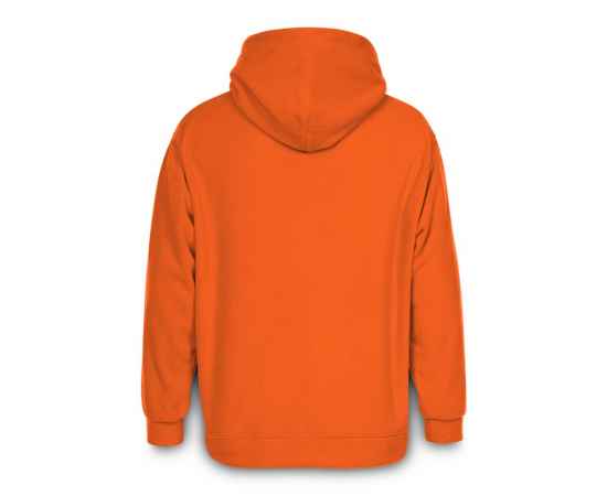 Худи флисовое унисекс Manakin, оранжевое, размер XL/XXL, Цвет: оранжевый, Размер: XL/2XL, изображение 3