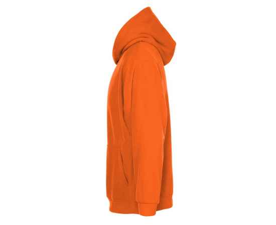 Худи флисовое унисекс Manakin, оранжевое, размер XL/XXL, Цвет: оранжевый, Размер: XL/2XL, изображение 2