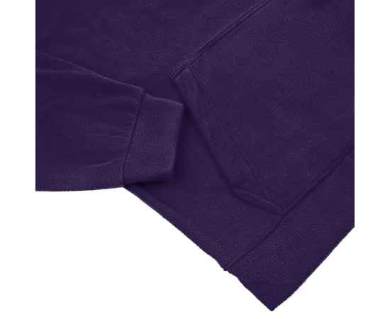Худи флисовое унисекс Manakin, фиолетовое, размер XS/S, Цвет: фиолетовый, Размер: XS/S, изображение 4
