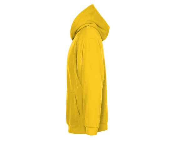 Худи флисовое унисекс Manakin, желтое, размер M/L, Цвет: желтый, Размер: M/L, изображение 2