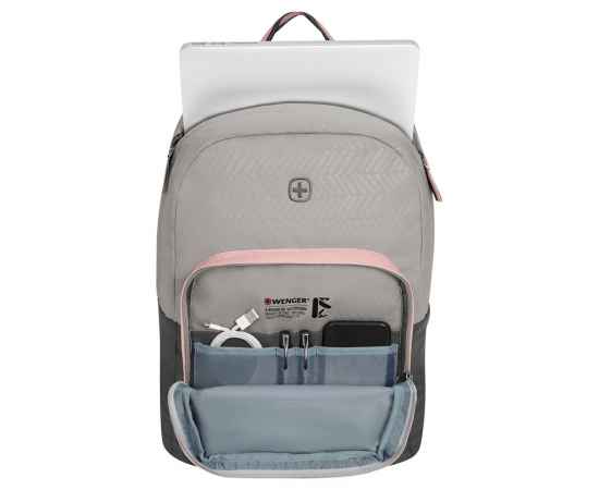 Рюкзак Next Crango, серый с розовым, Цвет: серый, розовый, Объем: 27, изображение 5