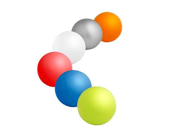 Антистресс-мяч Mash, серебристый, Цвет: серебристый, изображение 3