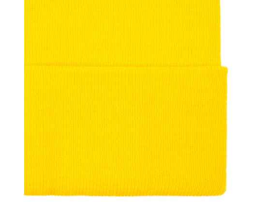Шапка Real Talk, желтая, Цвет: желтый, Размер: размер 56-60, длина 30-32 см, изображение 3