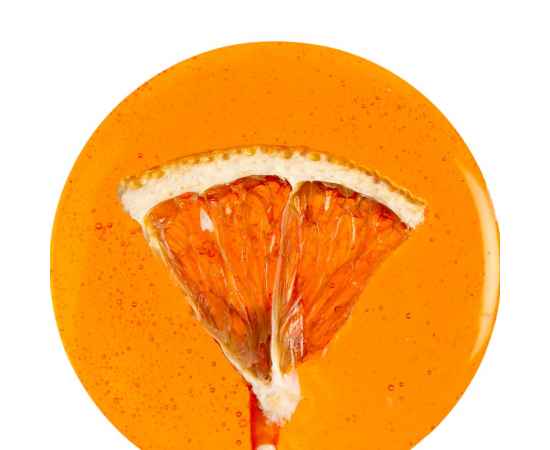 Леденец Lollifruit, оранжевый с апельсином, Цвет: оранжевый, изображение 3