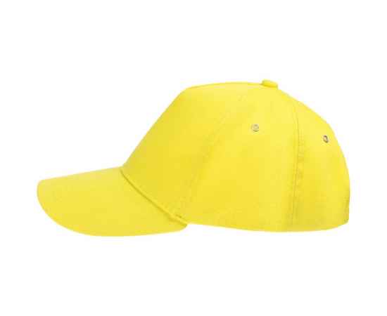 Бейсболка Standard, желтая (лимонная), Цвет: желтый, изображение 2